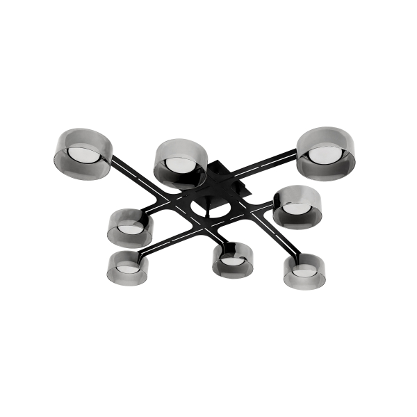 CL-UFO-S001-GX53*8 BK (1) Люстра NW