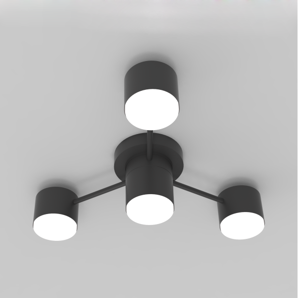 CL-BLACK DOT-R001-GX53*4 BK (1) Люстра RL #