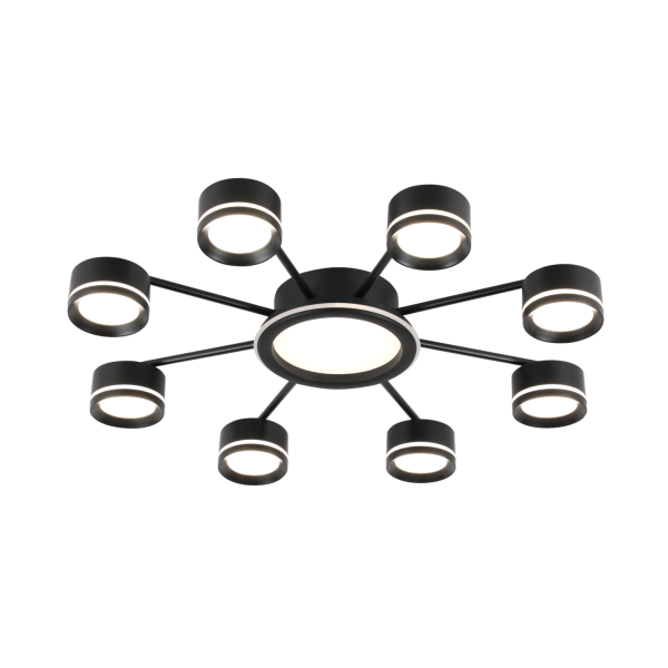 9502/8+1 BLACK (1) Люстра (RL)