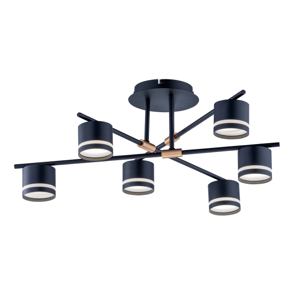 CL-YUMI-R001-GX53*6 BK (1) Люстра NW #