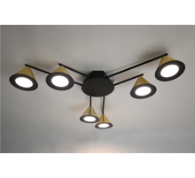 PRD-C 0075B-6 BK+GD (1) Люстра RL