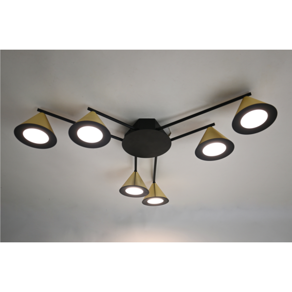 PRD-C 0075B-6 BK+GD (1) Люстра RL