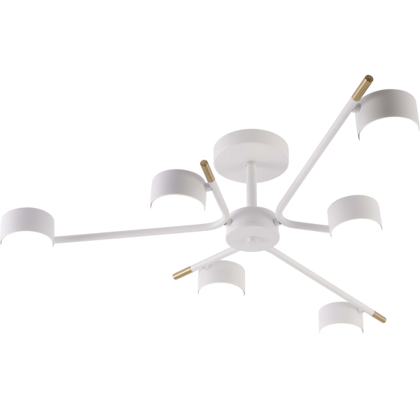 GX3749-6 WT+COPPER (1) Люстра RL