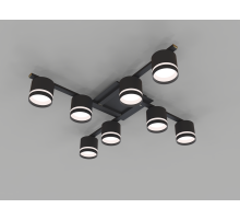CL-DOT-R001-GX53*8 BK (1) Люстра NW #
