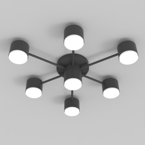 CL-BLACK DOT-R001-GX53*7 BK (1) Люстра RL  #