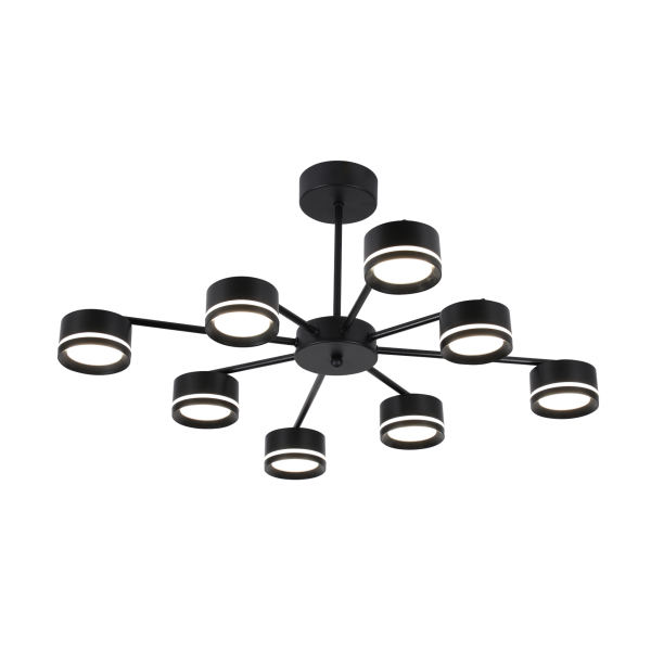 9490/4+4 BLACK (1) Люстра (RL)