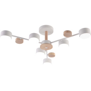 GX3758-6 WT+WOOD (1) Люстра RL
