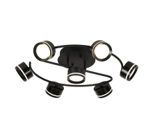 9493/6+1 BLACK (1) Люстра (RL)