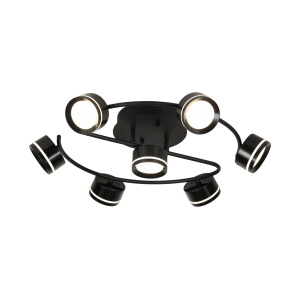 9493/6+1 BLACK (1) Люстра (RL)