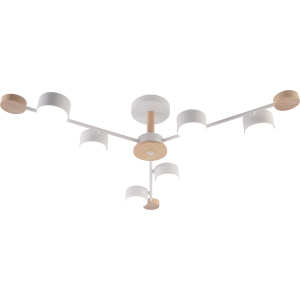 GX3751-6 WT+WOOD (1) Люстра RL