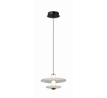 8443MDM-2S BK+GD BLACK+CLEAR (1) Люстра NW