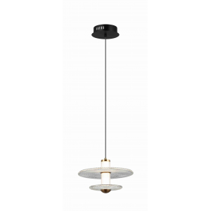 8443MDM-2S BK+GD BLACK+CLEAR (1) Люстра NW
