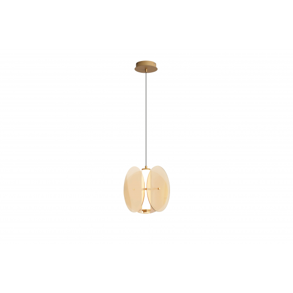 P24007-1B(AR) GD+AMBER (1) Подвесной светильник NW