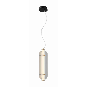 8368MDM-2S W BLACK+CLEAR (1) Люстра NW