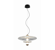 8438MDM-2M BK+GD BLACK+CLEAR (1) Люстра NW