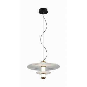 8438MDM-2M BK+GD BLACK+CLEAR (1) Люстра NW