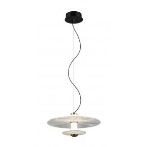 8443MDM-2M BK+GD BLACK+CLEAR (1) Люстра NW