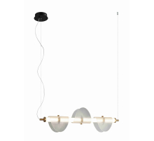 8341MDM-3 CL BLACK+CLEAR (1) Люстра NW