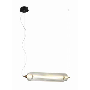8372MDM-2M W BLACK+CLEAR (1) Люстра NW