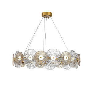 D2816-DW-8 BRASS (1) Люстра NW