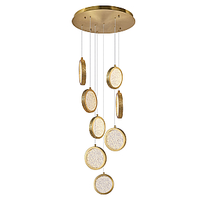 D2061-DW-8 BRASS (1) Люстра NW