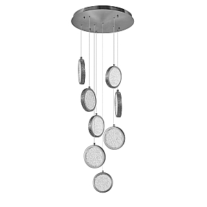 D2061-DW-8 CHROME (1) Люстра NW