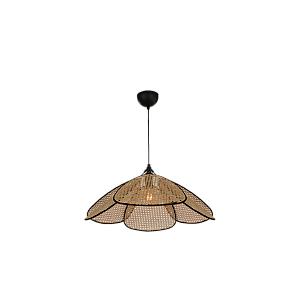 7534-1P BLACK+NATURAL FINISH (1) Люстра NW