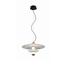8438MDM-2M BK+GD BLACK+CLEAR (1) Люстра NW