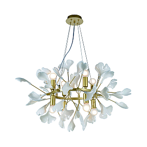 5746A/8 SPRAY PAINT BRASS+WHITE (1) Люстра NW
