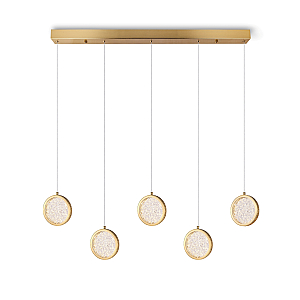 D2061-DW-L5 BRASS (1) Люстра NW