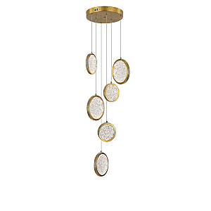 D2061-DW-6 BRASS (1) Люстра NW
