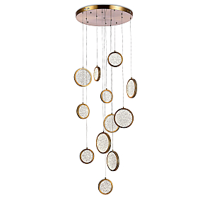 D2061-DW-12 BRASS (1) Люстра NW