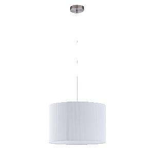 8214LAPL SATIN NICKEL+WHITE (1) Подвесной светильник NW