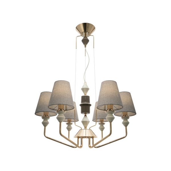 9502AP/6 CHAMPAGNE GOLD (1) Люстра NW