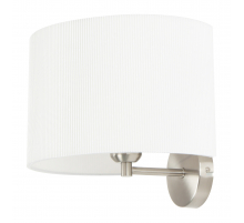 6049AWL SATIN NICKEL+WHITE (1/12) Настенный светильник NW