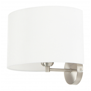 6049AWL SATIN NICKEL+WHITE (1/12) Настенный светильник NW