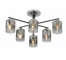 07274/6 CHROME+BLACK (1) Люстра (RL)