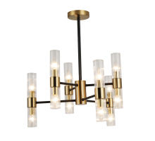 74785/6+6 BLACK+COPPER (1) Люстра (RL) #