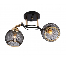 06444/2 BLACK+GOLD (4) Люстра (RL)
