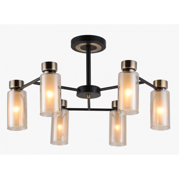 74338/6 BLACK+BRONZE (1) Люстра (RL) 74338/6 BLACK+BRONZE (1) Люстра (RL)