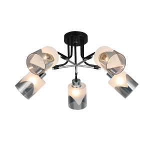 26013/5 CHROME+BLACK (1) Люстра RL