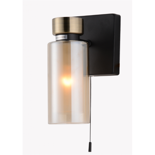 74338/1W BLACK+BRONZE (1/5) Настенный светильник (RL) 74338/1W BLACK+BRONZE (1/5) Настенный светильник (RL)