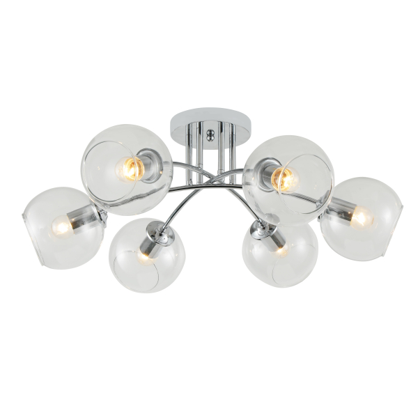 26010/6 CHROME (1) Люстра RL