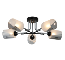 26012/5 CHROME+BLACK (1) Люстра RL