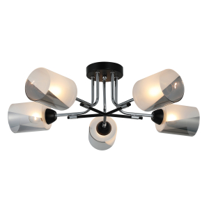 26012/5 CHROME+BLACK (1) Люстра RL