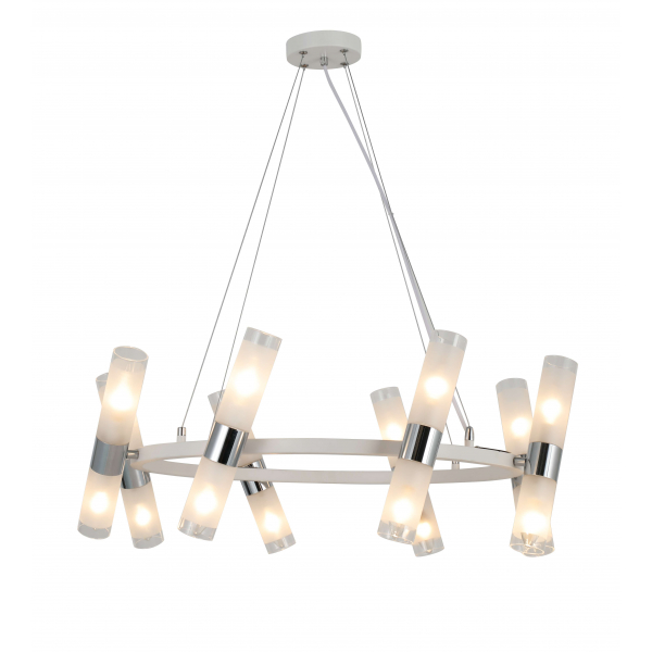 74784/16R WHITE+CHROME (1) Люстра (RL) 74784/16R WHITE+CHROME (1) Люстра (RL)