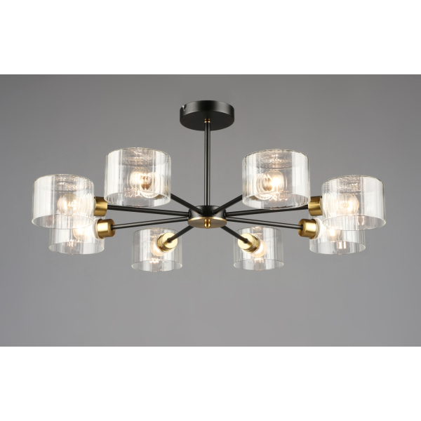 7412/8 BK+COP (1) Люстра RL