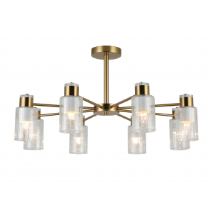 74589/8 ANTIQUE BRASS+WHITE (1) Люстра (RL)