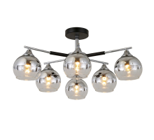 74539/6 CHROME+BLACK (1) Люстра (RL) #