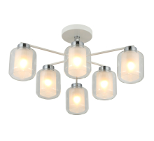 07625/6 WHITE+CHROME (1) Люстра RL